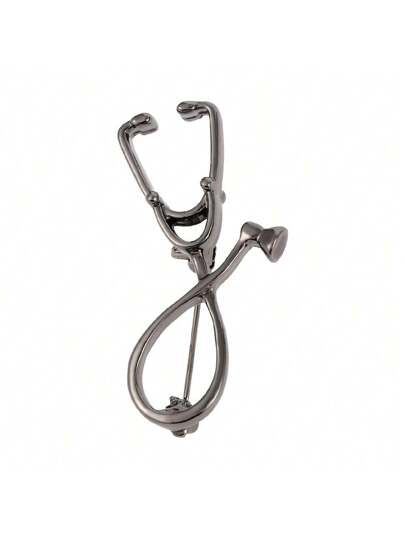 Stethoscope Pin Brooch โ A Stylish Badge for Medical Heroes