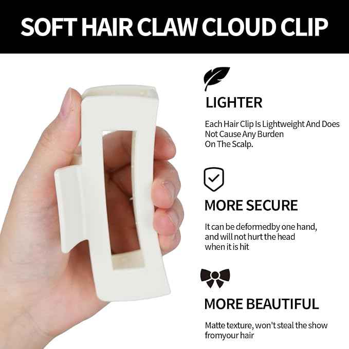 Soft Hair Claw Clip Hair Clutchers