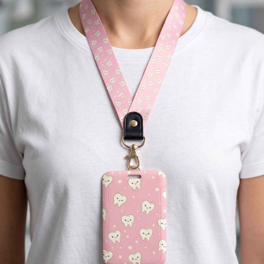 Pearl Smile Dentist ID Card Holder