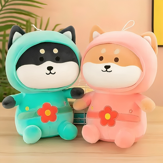 Wink Cat Stuffed Toy – Cute & Cuddly Companion, Green
