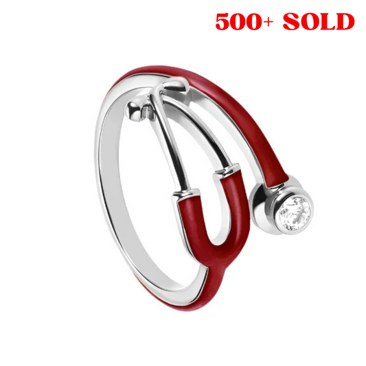 Stethoscope Enamel Ring (Ring box included)