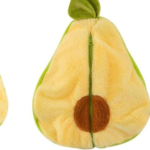 Avocado Reversible Bunny Plush - 30 cm Soft Stuffed Toy for Kids & Adults