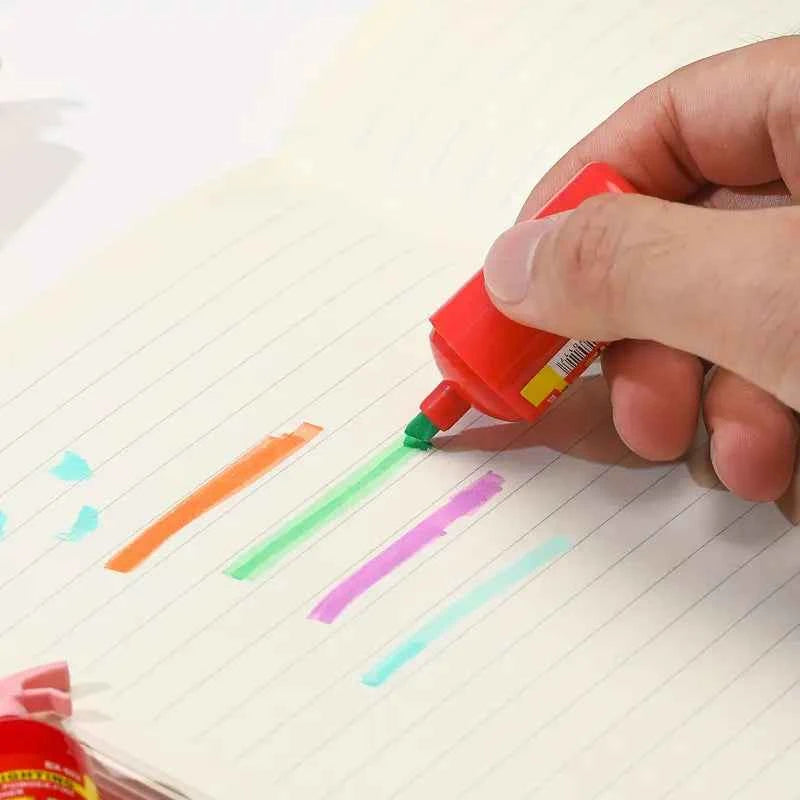 Pack of 6 Fire Extinguisher Highlighters