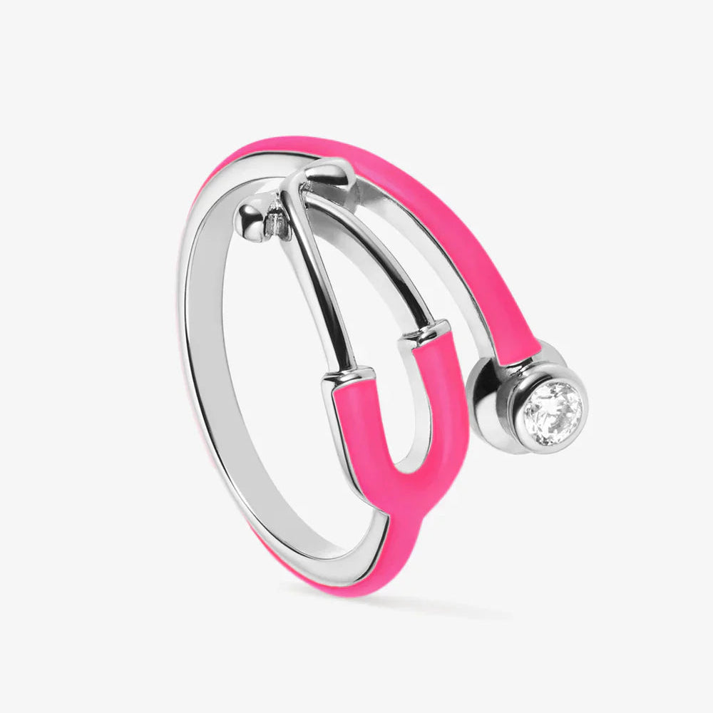 Stethoscope Enamel Ring (Ring box included)