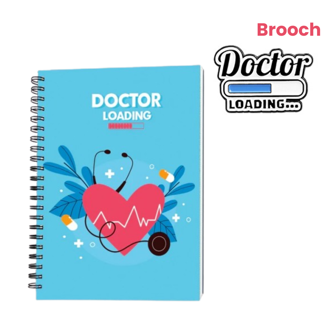 Future Doctor Vibes 🩺 | Loading Brooch and spiral for Medical Students