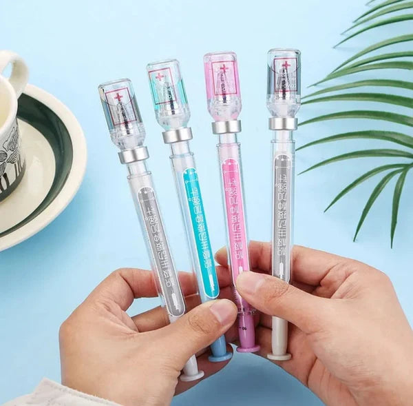Syringe-Shaped Cute Gel Pen – 0.5mm Creative Novelty Stationery