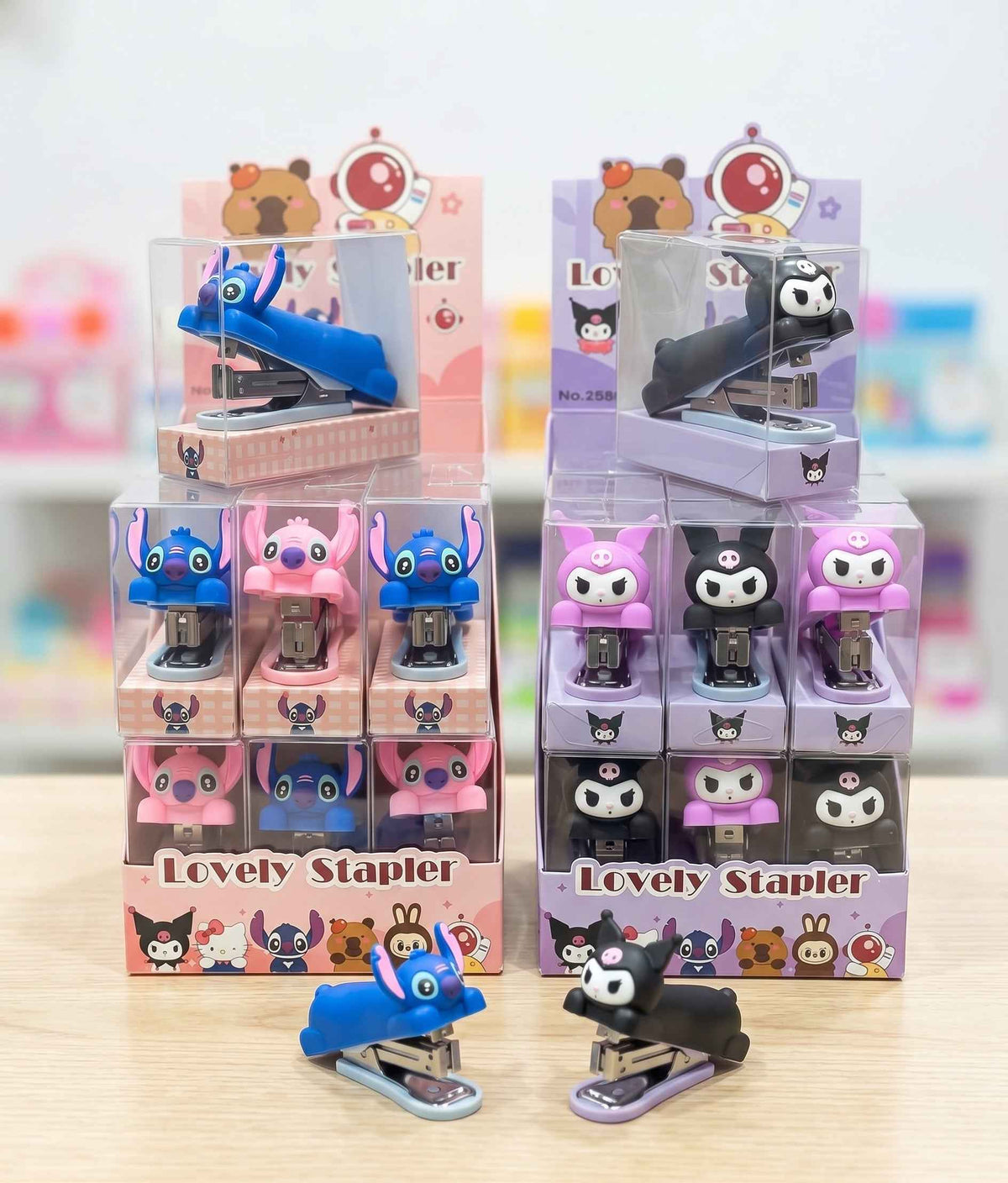 Kawaii Character Stapler ✨ – Cute Mini Staplers