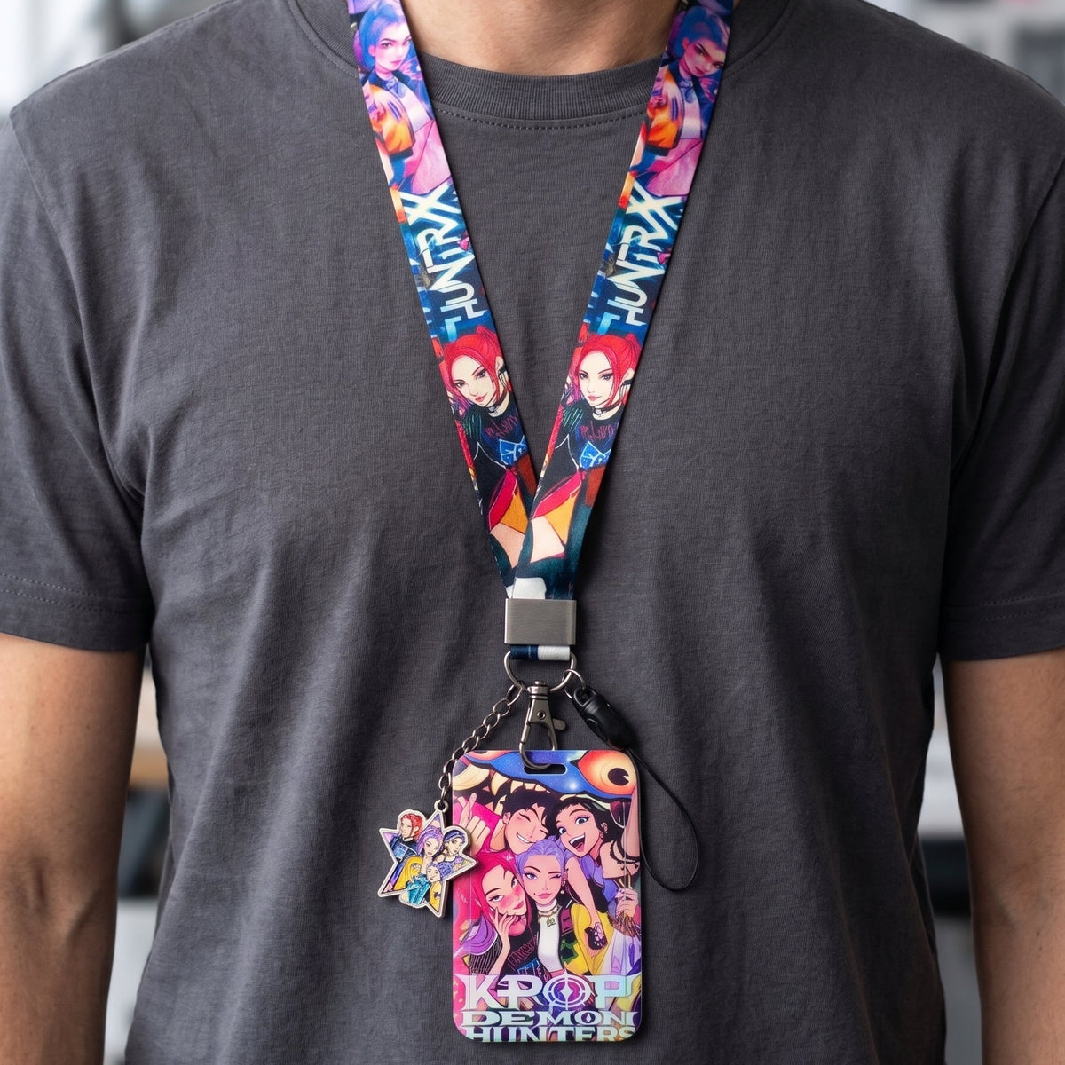 K-Pop Demon Hunters Squad Card Holder – Middle Boy Edition