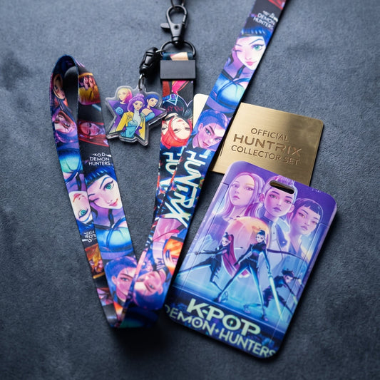 K-Pop Demon Hunters Inspired Card Holder & Lanyard