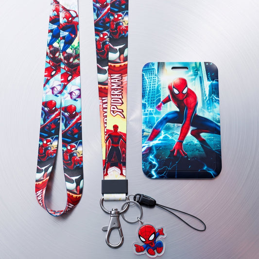 SPIDER MAN ID Card Holder & Lanyard