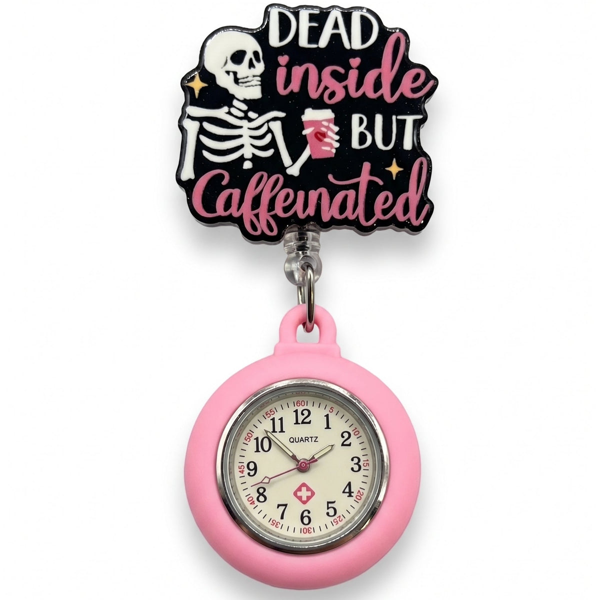 Dead Inside, But Confidential – Medical Pocket Clock