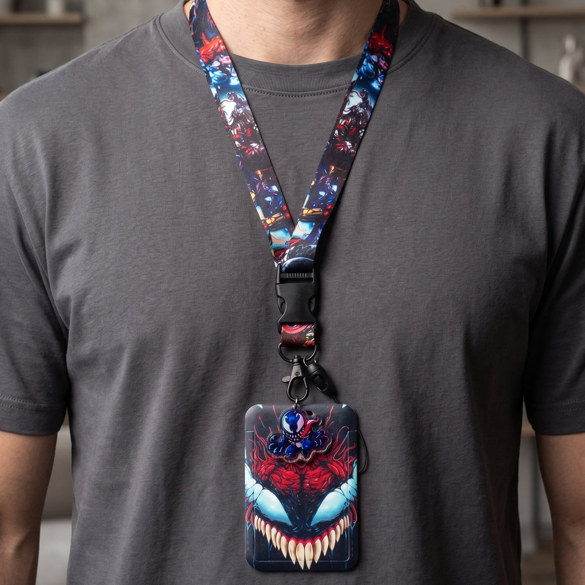 Venom Inspired Card Holder – Bold Marvel ID Holder