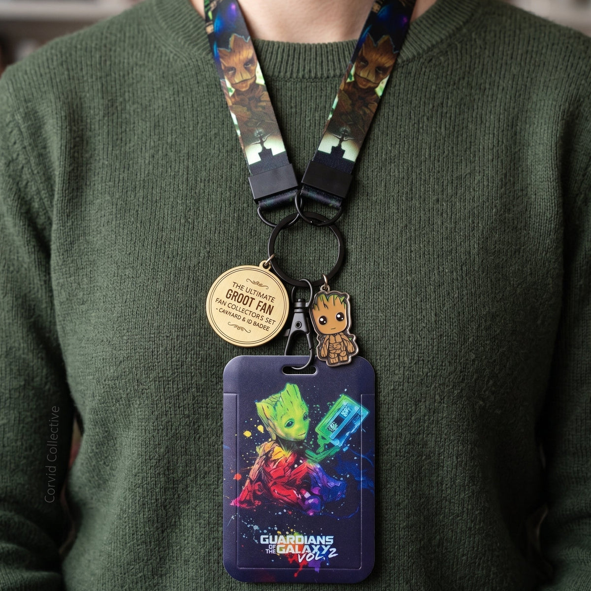 Groot “I Am Groot” ID Card Holder