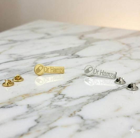 CAPSULE CUSTOMISED BROOCH FOR DOCTORS