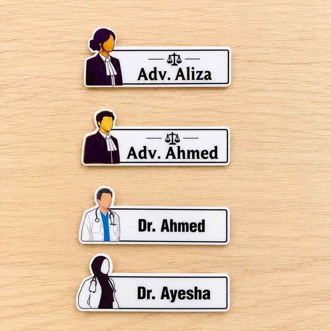 NAME CRAFT PERSONALISED BADGES