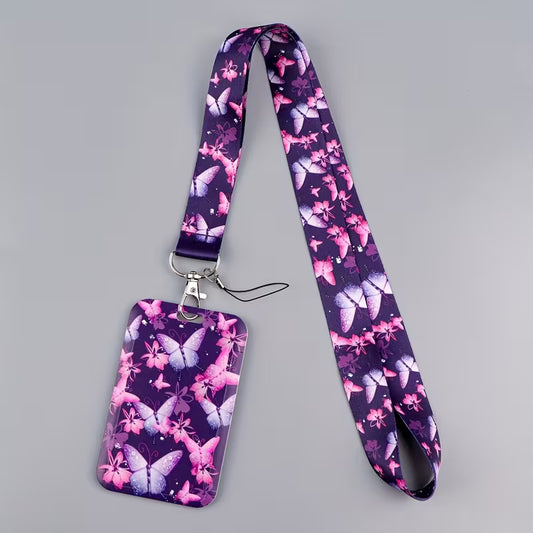 cute butterfly ribbon cardholder