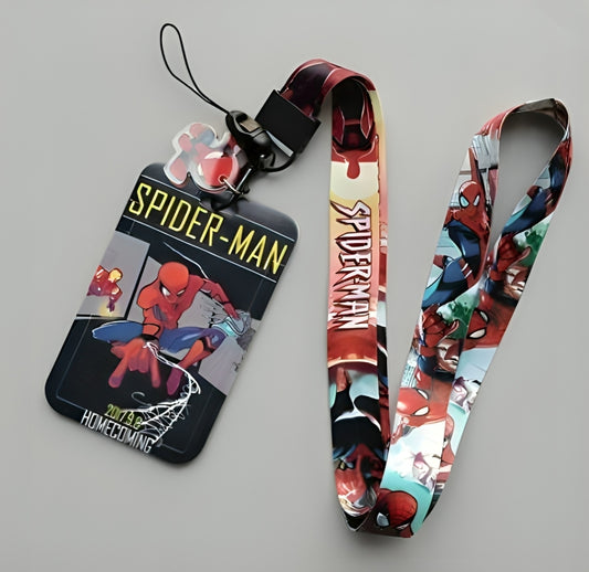 SPIDER MAN ID Card Holder & Lanyard