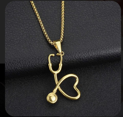 Stethoscope Necklace for Medical Heroes