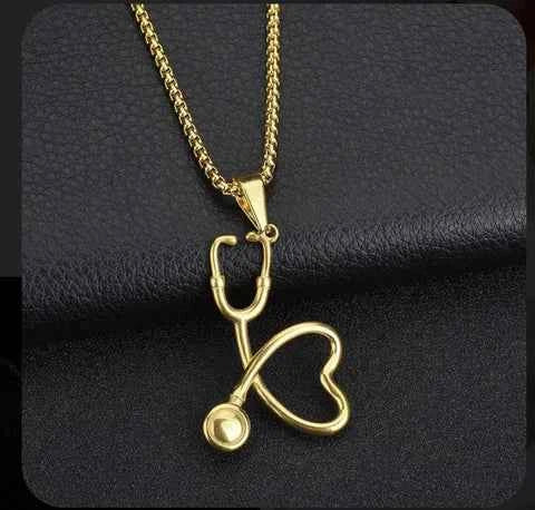 Stethoscope Necklace for Medical Heroes